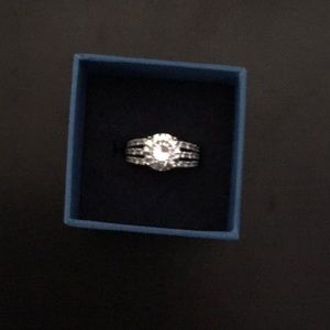 6.33CTW Dillenium Rhodium Plated Sterling Silver